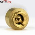 Gutentop alta qualidade água vertical mola Flap Brass Check Valve com núcleo de bronze